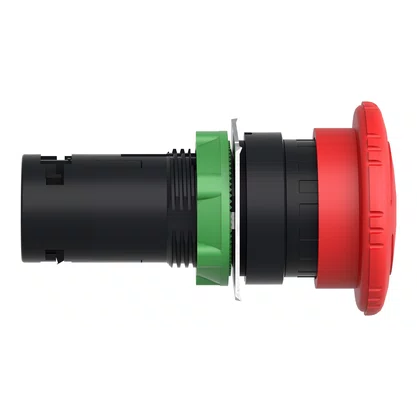 XB7ES542P - BOTÃO MONOBLOCO Ø22MM PLÁSTICO EMERGÊNCIA COGUMELO Ø40 VERMELHO NF