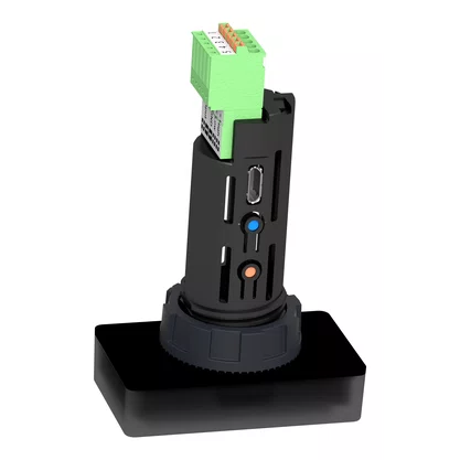 XBH1AA0G4 - DISPLAY DIGITAL Ø22MM PLÁSTICO VISOR DE 4 DÍGITOS LED VERDE 7 SEGMENTOS ENTRADA 4      20MA