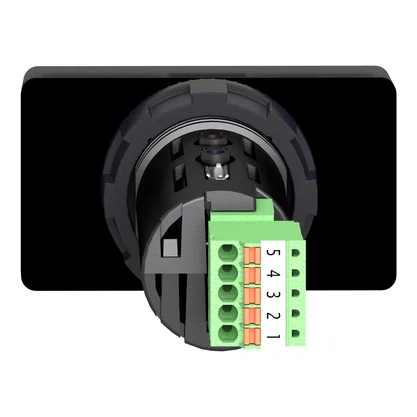 XBH1AA0G4 - DISPLAY DIGITAL Ø22MM PLÁSTICO VISOR DE 4 DÍGITOS LED VERDE 7 SEGMENTOS ENTRADA 4      20MA
