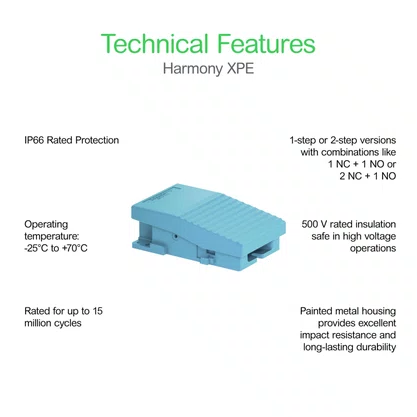 XPEM611 - PEDAL DE COMANDO COM PROTECAO 2 EST