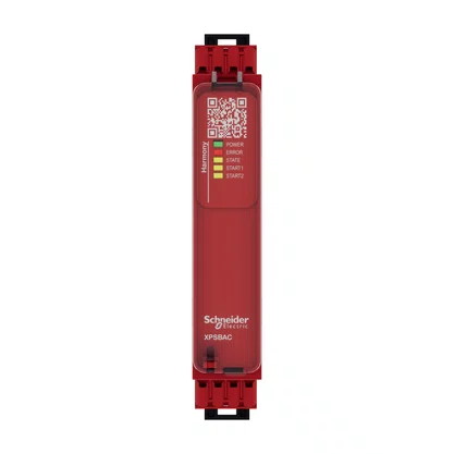 XPSBAC14AC - RELÉ DE SEGURANÇA CAT. 4 5 LEDS PL E SILCL 3 2 CANAIS DE ENTRADA 6 SAÍDAS (4 NO/1 NC) CONECTOR MOLA 24 VAC/DC