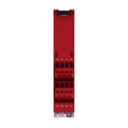 XPSBAC34AC - RELÉ DE SEGURANÇA CAT. 4 5 LEDS PL E SILCL 3 2 CANAIS DE ENTRADA 6 SAÍDAS (4 NO/1 NC) CONECTOR MOLA 48/240 VAC/DC