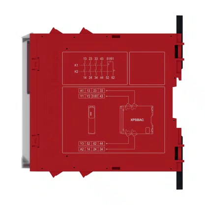 XPSBAC34AP - RELE SEG 4NO 2NC 48-240V PARAFUSO
