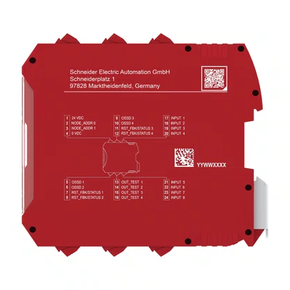 XPSMCMMX0804 - MÓDULO DE EXPANSÃO CONTROLADOR DE SEGURANÇA 8 ENTRADAS 4 SAÍDAS DIGITAIS PL C SIL 1 TERMINAL PARAFUSO