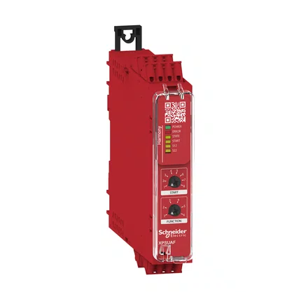 XPSUAF13AC - RELÉ DE SEGURANÇA CAT 4 6 LEDS PL E  SILCL 3 2 CANAIS DE ENTRADA 3 SAÍDAS NA CONECTOR MOLA 24 VAC CC