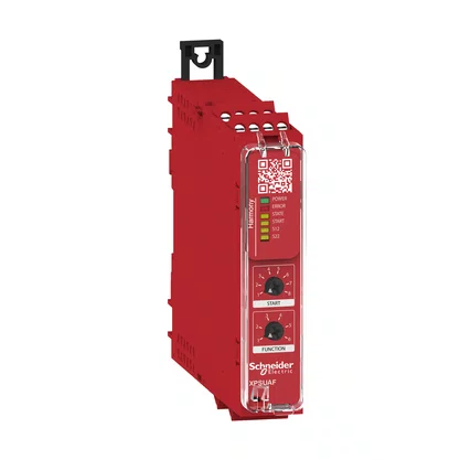 XPSUAF33AP - RELÉ DE SEGURANÇA CAT 4 6 LEDS PL E  SILCL 3 2 CANAIS DE ENTRADA 3 SAÍDAS NA CONECTOR PARAFUSO 48  230 VAC CC