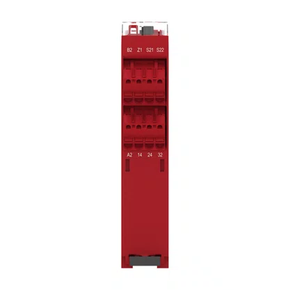 XPSUAK12AC - RELÉ DE SEGURANÇA CAT. 4 6 LEDS PL E  SILCL 3 2 CANAIS DE ENTRADA 2 SAÍDAS NA  1 SAÍDA NF CONECTOR MOLA 24 VAC CC
