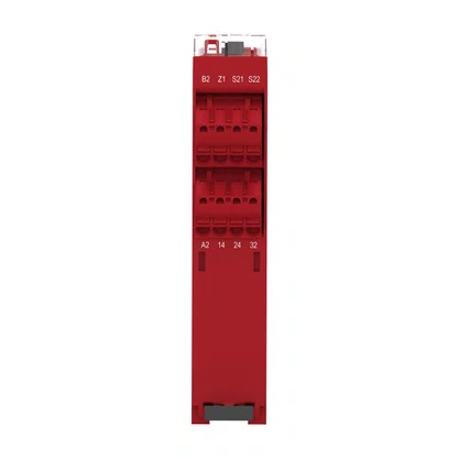 XPSUAK32AC - RELÉ DE SEGURANÇA CAT. 4 6 LEDS PL E SILCL 3 2 CANAIS DE ENTRADA 2 SAÍDAS NA 1 SAÍDA NF CONECTOR MOLA 48...230 VAC/CC