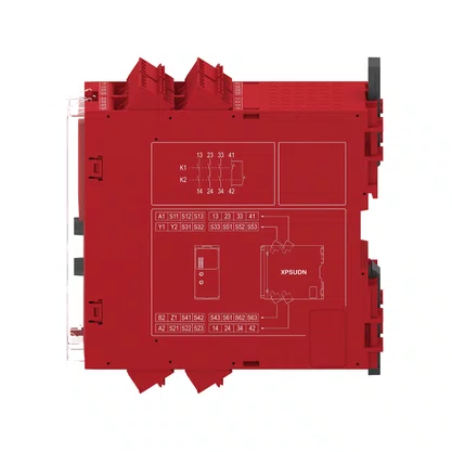 XPSUDN33AC - RELÉ DE SEGURANÇA CAT. 4 16 LEDS PL E SILCL 3 12 CANAIS DE ENTRADA 3 SAÍDAS NA 1 SAÍDA NF CONECTOR MOLA 48...230 VAC/CC