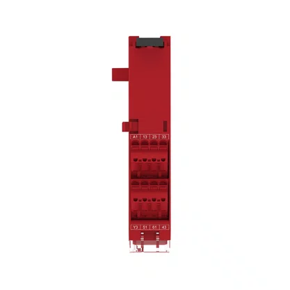 XPSUEP14AC - MÓDULO DE EXPANSÃO RELÉ DE SEGURANÇA CAT. 4 3 LEDS PL E SILCL 3 4 SAÍDAS NA 2 SAÍDAS NF CONECTOR MOLA 24 VAC/CC