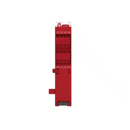 XPSUEP14AP - MÓDULO DE EXPANSÃO RELÉ DE SEGURANÇA CAT. 4 3 LEDS PL E SILCL 3 4 SAÍDAS NA 2 SAÍDAS NF CONECTOR PARAFUSO 24 VAC/CC