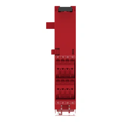 XPSUEP34AC - MÓDULO DE EXPANSÃO RELÉ DE SEGURANÇA CAT. 4 3 LEDS PL E SILCL 3 4 SAÍDAS NA 2 SAÍDAS NF CONECTOR MOLA 48...230 VAC/CC