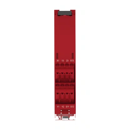XPSUS12AC - RELÉ DE SEGURANÇA CAT. 4 8 LEDS PL E SILCL 3 4 CANAIS DE ENTRADA 2 SAÍDAS NA CONECTOR MOLA 24 VAC/CC