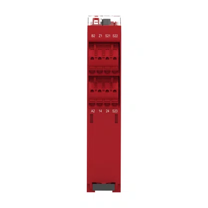 XPSUS12AC - RELÉ DE SEGURANÇA CAT. 4 8 LEDS PL E SILCL 3 4 CANAIS DE ENTRADA 2 SAÍDAS NA CONECTOR MOLA 24 VAC/CC