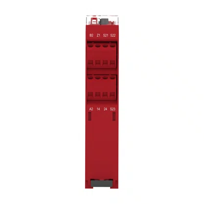XPSUS12AP - RELÉ DE SEGURANÇA CAT. 4 8 LEDS PL E SILCL 3 4 CANAIS DE ENTRADA 2 SAÍDAS NA CONECTOR PARAFUSO 24 VAC/CC