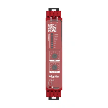 XPSUS32AC - RELÉ DE SEGURANÇA CAT. 4 8 LEDS PL E SILCL 3 4 CANAIS DE ENTRADA 2 SAÍDAS NA CONECTOR MOLA 48...230 VAC/CC