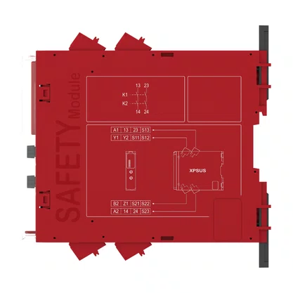 XPSUS32AC - RELÉ DE SEGURANÇA CAT. 4 8 LEDS PL E SILCL 3 4 CANAIS DE ENTRADA 2 SAÍDAS NA CONECTOR MOLA 48...230 VAC/CC
