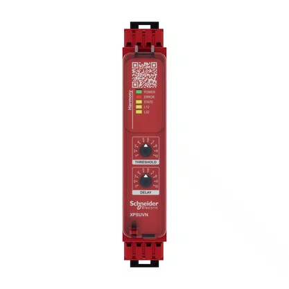 XPSUVN11AC - RELÉ DE SEGURANÇA CAT. 3 5 LEDS PL E SILCL 3 3 CANAIS DE ENTRADA 1 SAÍDA NO CONECTOR MOLA 24 VAC/DC