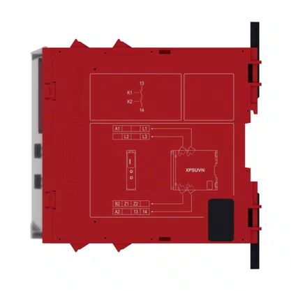 XPSUVN31AP - RELÉ DE SEGURANÇA CAT. 3 5 LEDS PL E SILCL 3 3 CANAIS DE ENTRADA 1 SAÍDAS NO CONECTOR PARAFUSO 48/240 VAC/DC