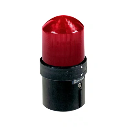 XVBL0G4 - MÓDULO LUMINOSO TIPO FAROL Ø70MM PARA XVB UNIDADE COMPLETA COM BASE CONTÍNUO LED VERMELHO 120VCA