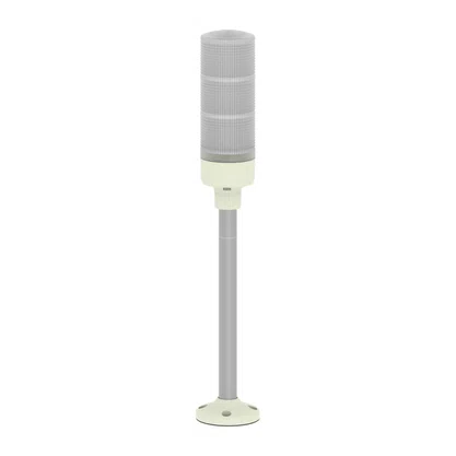 XVGB3SH - COL LUM PREMON 3 COR TUBO ALUM PLACA FIX