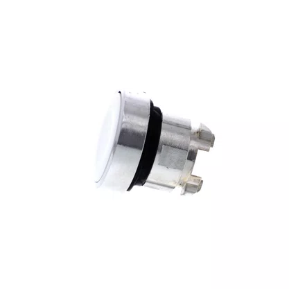 ZB4BA1 - CABEÇOTE PARA BOTÃO Ø22MM METÁLICO FACEADO RETORNO POR MOLA BRANCO
