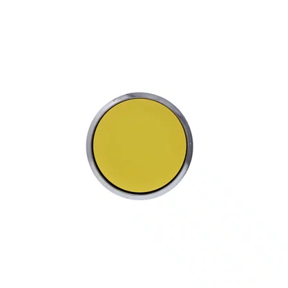 ZB4BA5 - CABEÇOTE PARA BOTÃO Ø22MM METÁLICO FACEADO RETORNO POR MOLA AMARELO