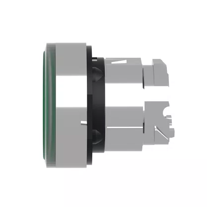 ZB4BH033 - CABEÇOTE PARA BOTÃO LUMINOSO Ø22MM METÁLICO FACEADO COM RETENÇÃO VERDE