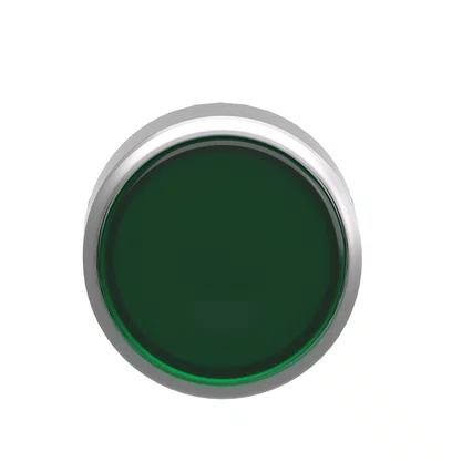 ZB4BH033 - CABEÇOTE PARA BOTÃO LUMINOSO Ø22MM METÁLICO FACEADO COM RETENÇÃO VERDE