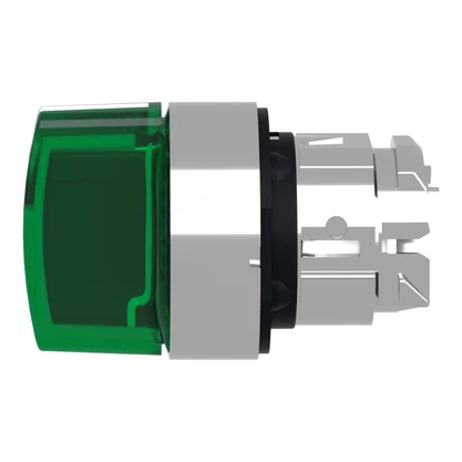 ZB4BK1533 - CABEÇOTE PARA CHAVE SELETORA LUMINOSA Ø22MM METÁLICO 3 POSIÇÕES RETORNO POR MOLA VERDE