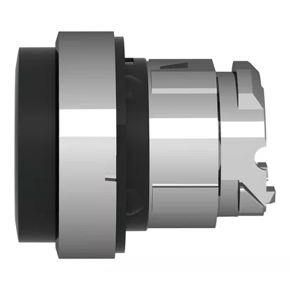 ZB4BL2 - CABEÇOTE PARA BOTÃO Ø22MM METÁLICO SALIENTE RETORNO POR MOLA PRETO