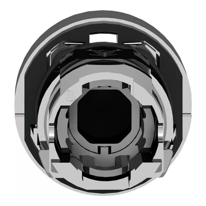 ZB4BL2 - CABEÇOTE PARA BOTÃO Ø22MM METÁLICO SALIENTE RETORNO POR MOLA PRETO