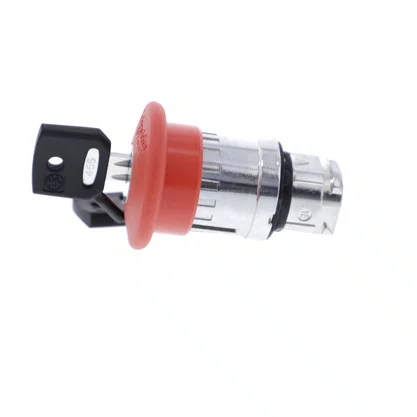 ZB4BS944 - CABEÇOTE PARA BOTÃO DE EMERGÊNCIA Ø22MM METÁLICO CHAVE PARA DESTRAVAR COGUMELO Ø40MM VERMELHO