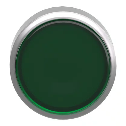 ZB4BW333 - CABEÇOTE PARA BOTÃO LUMINOSO MODULAR Ø22MM METÁLICO PARA LED INTEGRAL VERDE