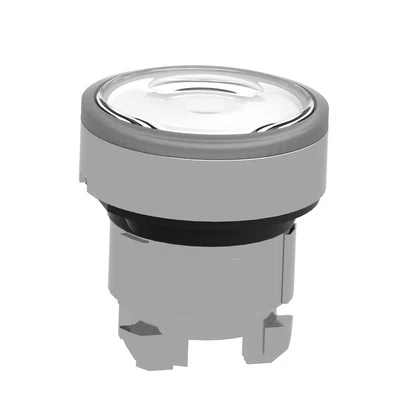 ZB4BW37 - CABEÇOTE PARA BOTÃO LUMINOSO MODULAR Ø22MM METÁLICO PARA LÂMPADA BA9S TRANSPARENTE