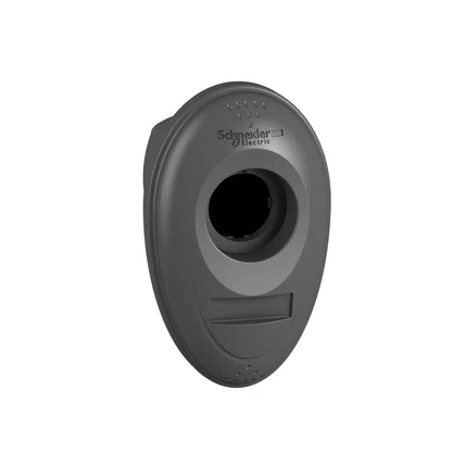 ZBRM01 - BOTOEIRA PLÁSTICA MÓVEL VAZIA 1 FURO CINZA