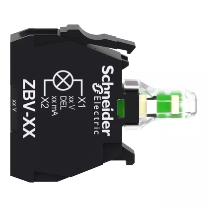 ZBVBG1 - BLOCO DE CONTATO LUMINOSO LED UNIVERSAL 24...120VCA/CC