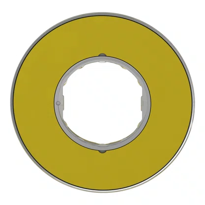 ZBY9320 - ETIQUETA CIRCULAR PLÁSTICA AMARELA Ø60MM PARA BOTÃO DE PARADA DE EMERGÊNCIAEMERGENCY STOP