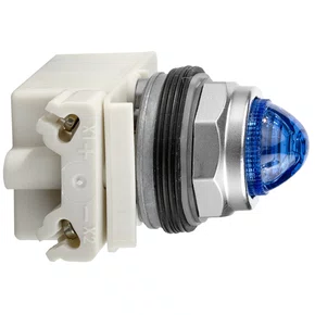 9001KP35LLL9 - SINALIZADOR 30MM METALICO LED ALTO BRILHO 24V AZUL