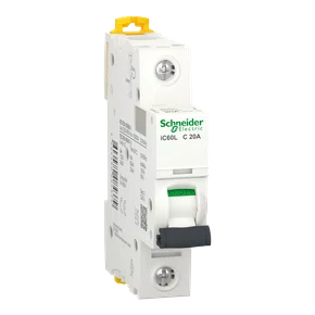 A9F94120 - DISJUNTOR ACTI9 IC60L 1P CUR VA C 20A 230 V