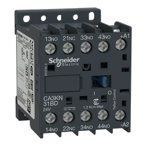 CA3KN31BD - CONTATOR AUXILIAR TESYS K 3NA+1NF 24VCC
