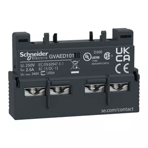 GVAED101 - CONTATO FRONTAL 1NA-SINALIZADOR FALHA+1NA-AUXILIAR INSTANTANEO