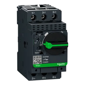GV2P06 - DISJUNTOR TERMOMAGNETICO TESYS GV2 11.6A MANOPLA ROTATIVA