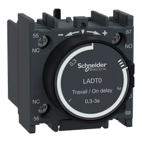 LADT0 - BLOCO DE CONTATO AUXILIAR TEMPORIZADO TRABALHO AJUSTE DE 0,33S