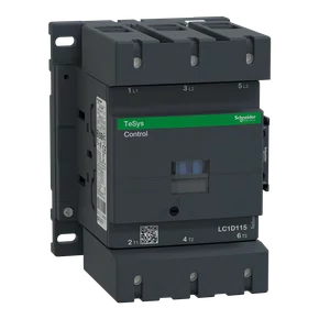 LC1D115B7 - CONTATOR TRIPOLAR TESYS DECA 115A 1NA+1NF 24VCA