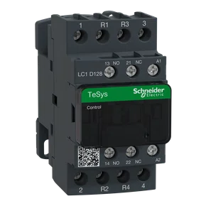 LC1D128F7 - CONTATOR TETRAPOLAR TESYS DECA 2PNA E 2PNF 12A 1NA+1NF 110VCA