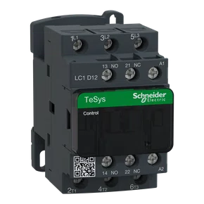 LC1D12E7 - CONTATOR TRIPOLAR TESYS DECA 12A 1NA+1NF 48VCA