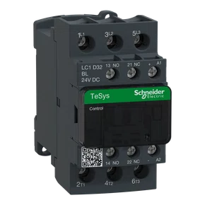 LC1D32BL - CONTATOR TRIPOLAR TESYS DECA 32A 1NA+1NF 24VCCBC