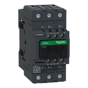 LC1D50AM7 - CONTATOR TRIPOLAR TESYS D EVERLINK 50A 1NA+1NF 220VCA