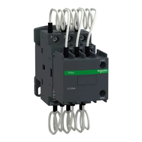 LC1DLKM7 - CONTATOR  PARA COMUTAÇÃO DE BANCOS DE CAPACITORES TRIFÁSICOS  COM BOBINA EM 220VCA TESYS D
